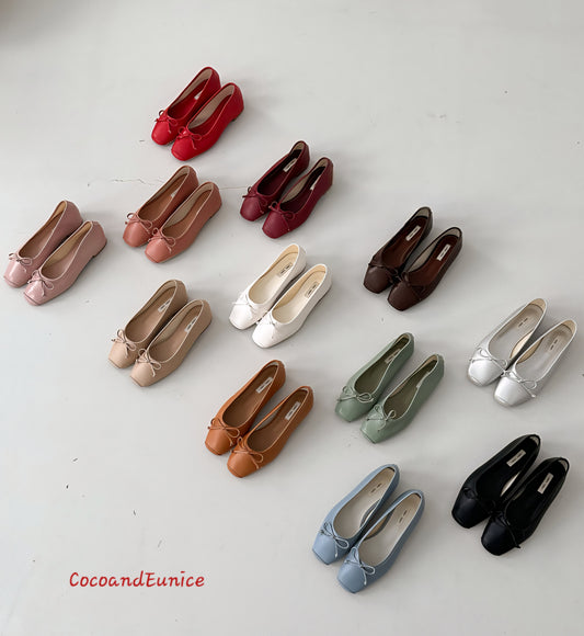 πΏ Like Lambskin Eco Leather Flat Shoes_12COLORS