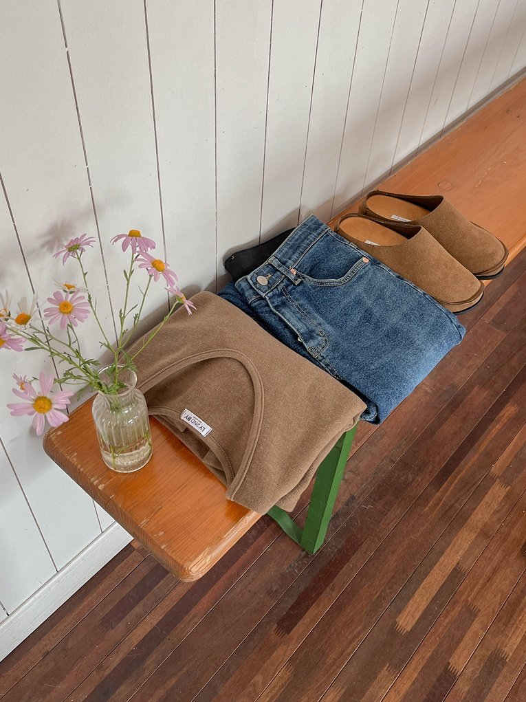 🌿710 Premium Brushed Semi Jean