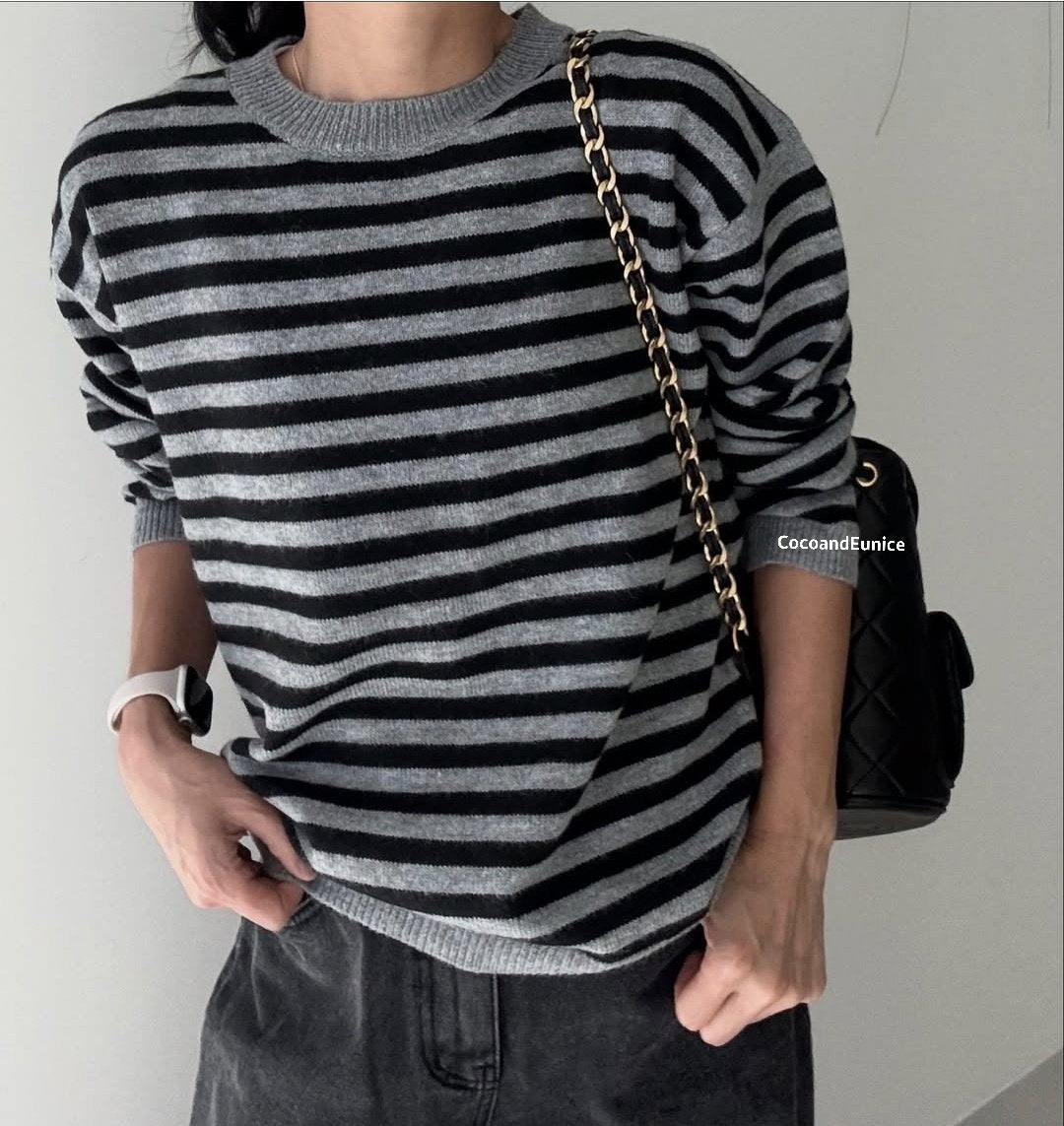 ✨️NEW ARRIVAL✨️ 🌿 Daniel Recycled Yarn Stripe Knit