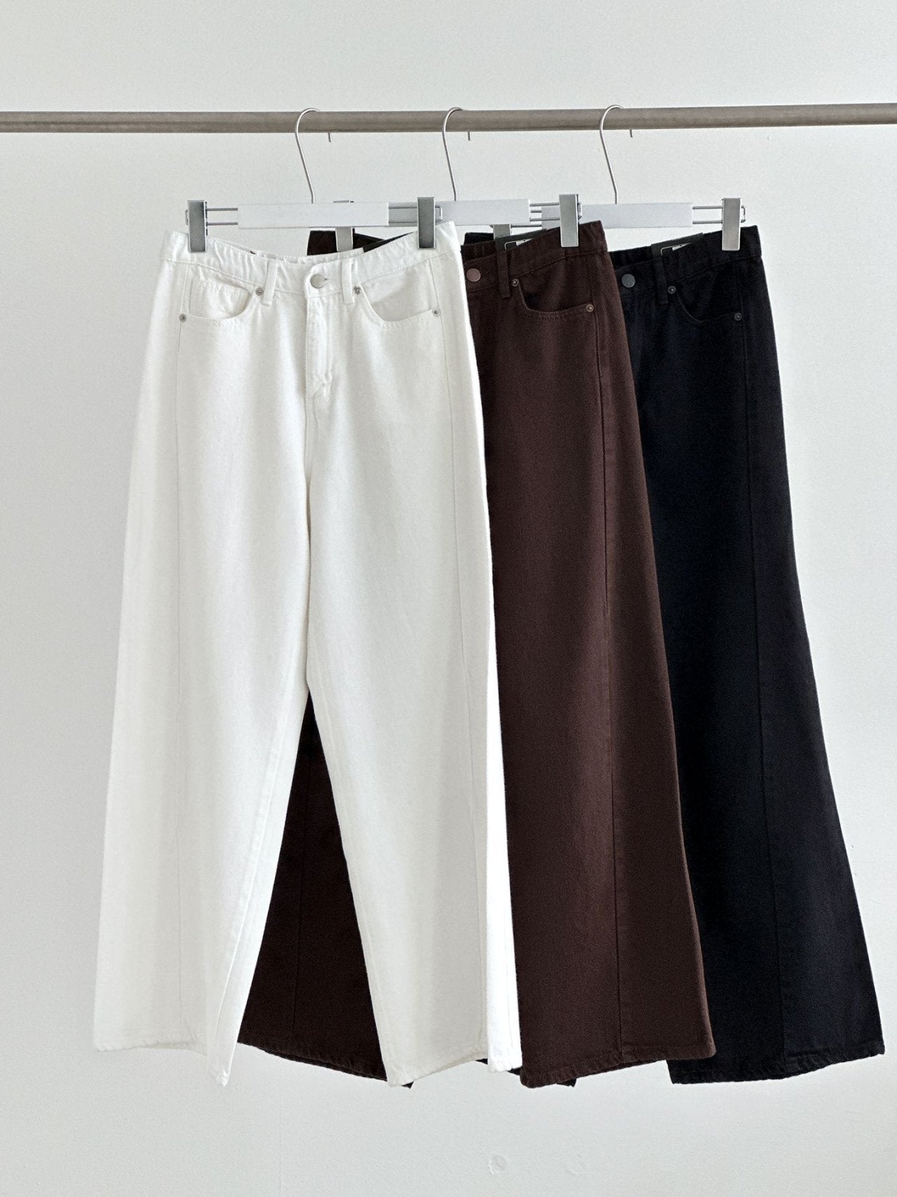 ✨️NEW ARRIVAL✨️🌿PREMIUM No.527 AUTUMN POP RING YARN SECRET BANDING WIDE PANTS