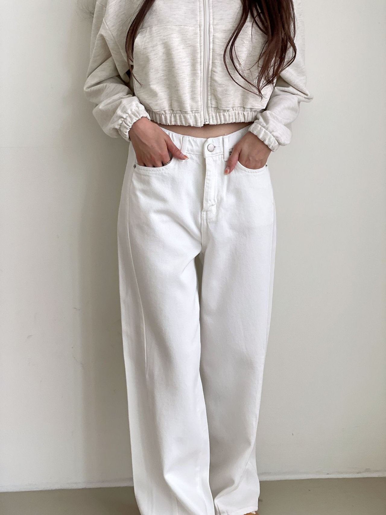 ✨️NEW ARRIVAL✨️🌿PREMIUM No.527 AUTUMN POP RING YARN SECRET BANDING WIDE PANTS