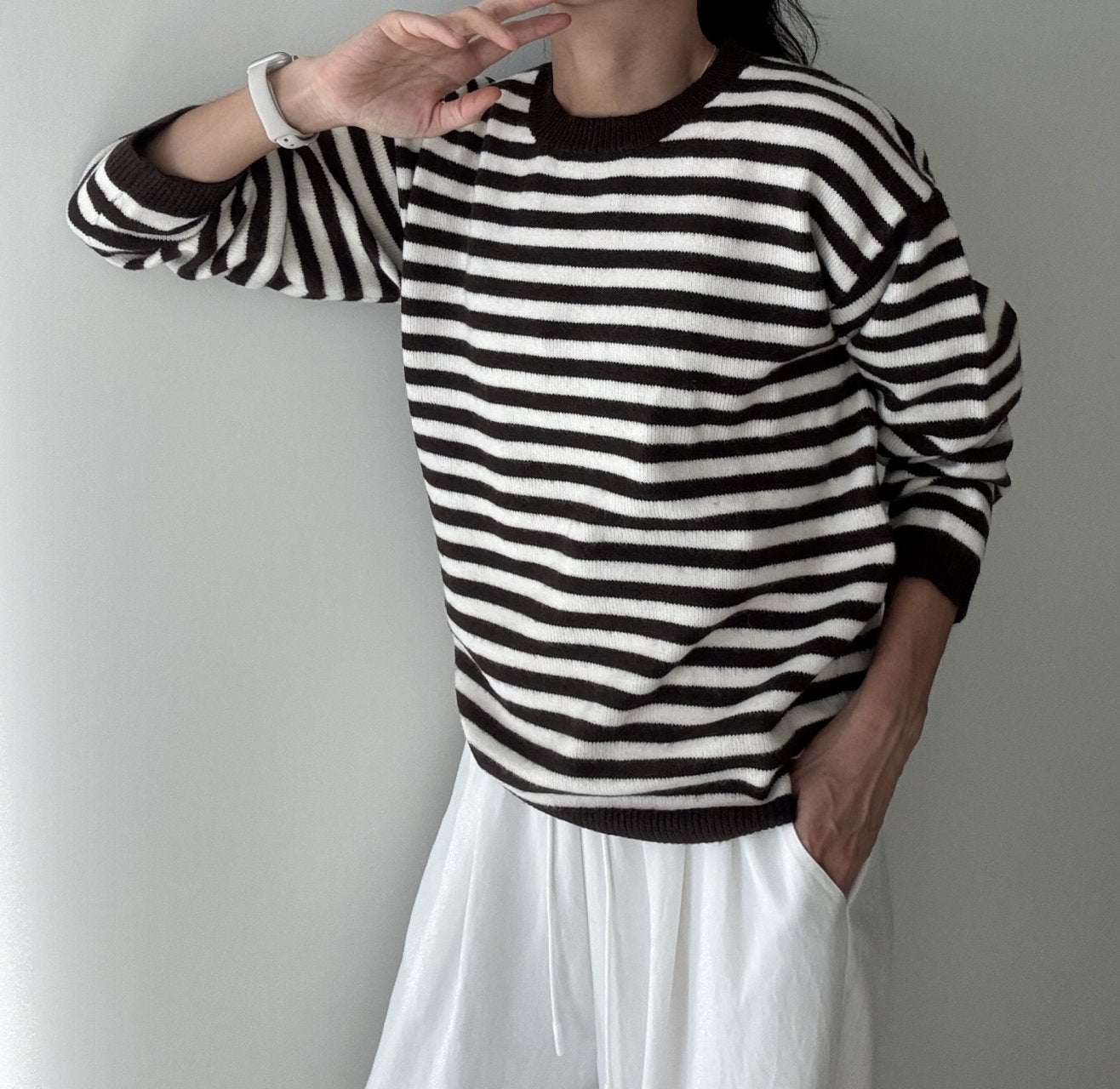 🌿 Daniel Recycled Yarn Stripe Knit