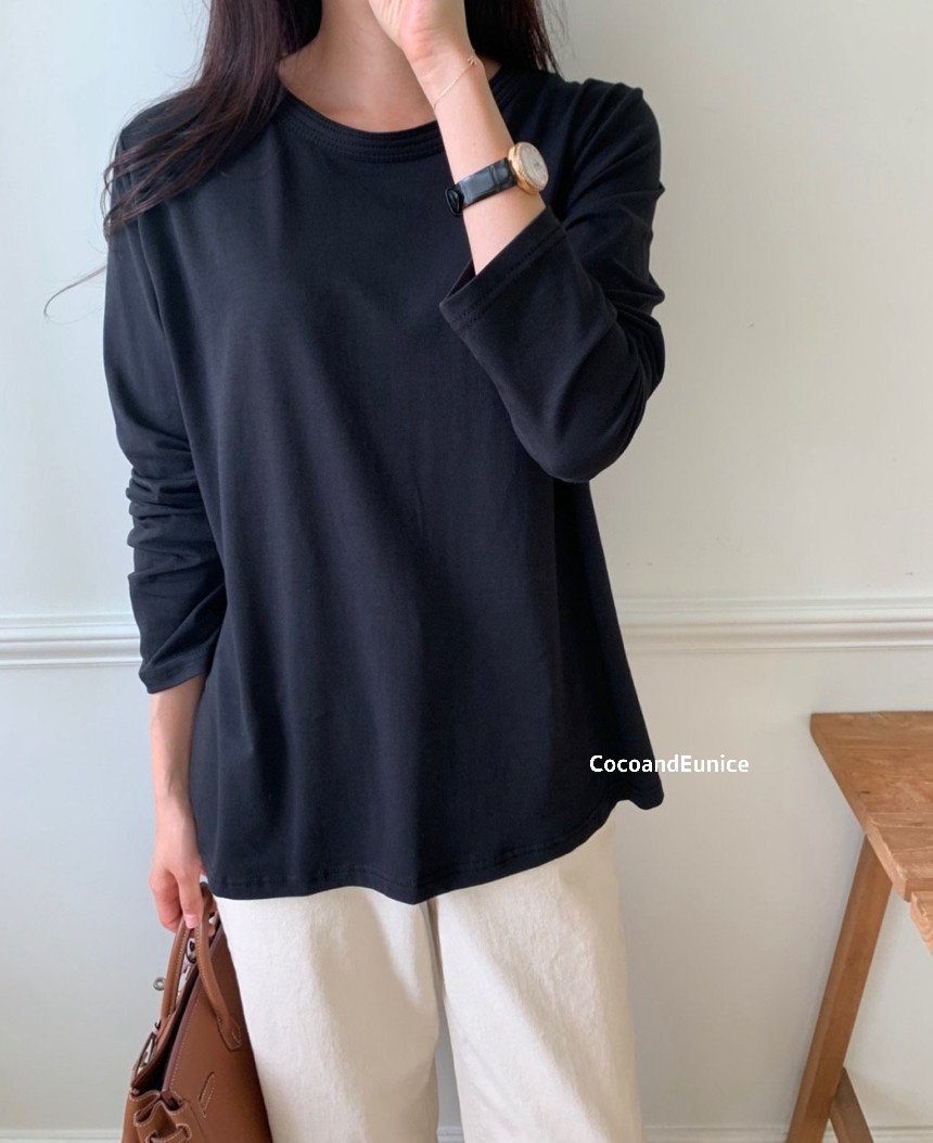 🌿 Multi-Stitch Long Sleeve Tee