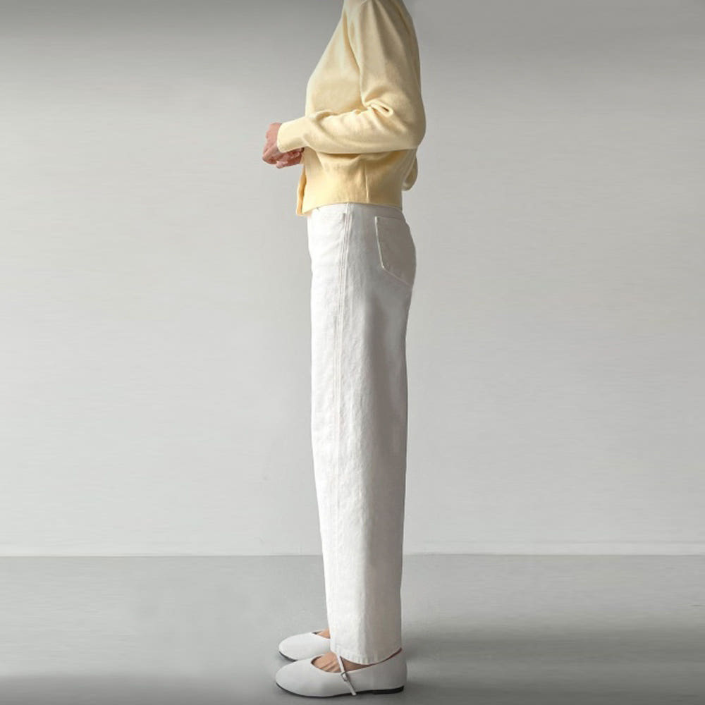 Washed Tapered Jean