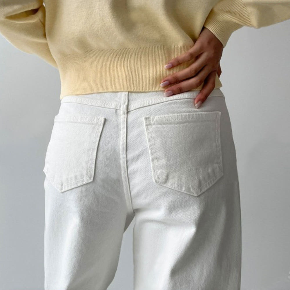 Washed Tapered Jean