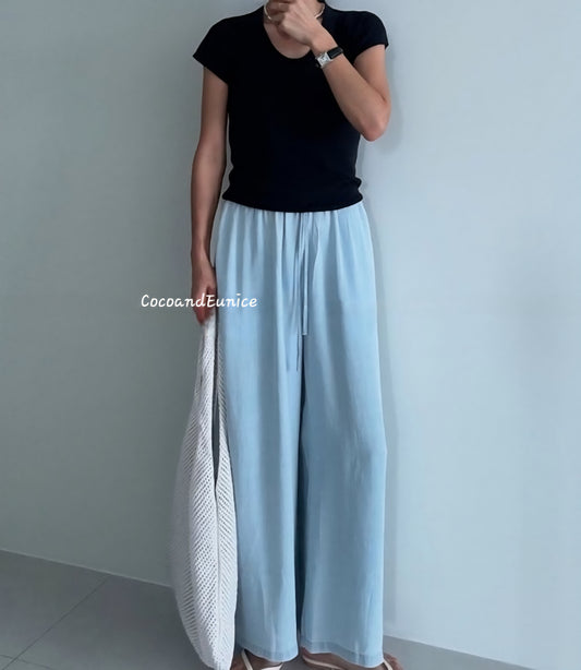 πΏ Premium 100% Tencel Flowy Pants-Made in Korea