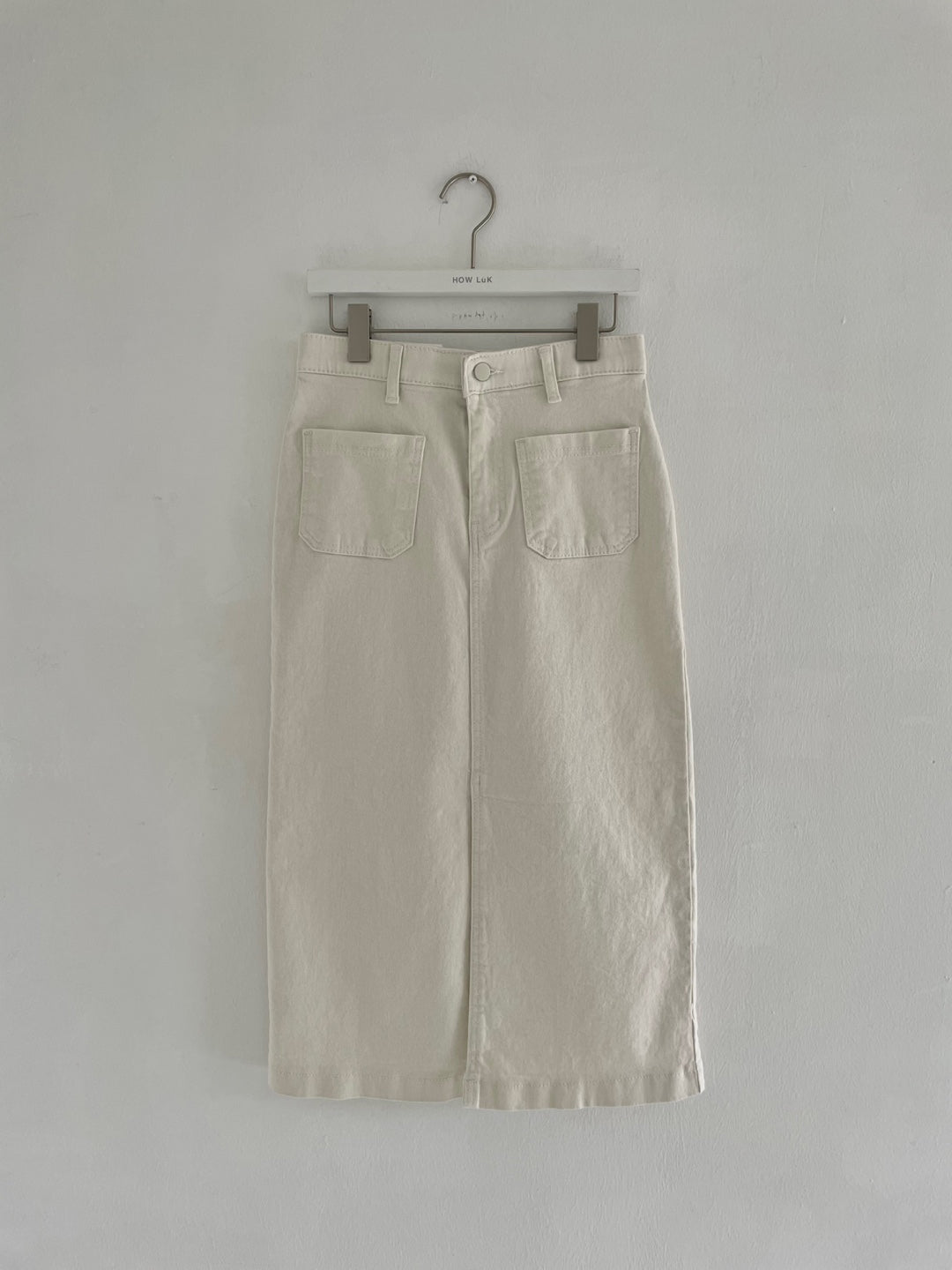 🌿 NO.300 Cotton Front Pocket Skirt