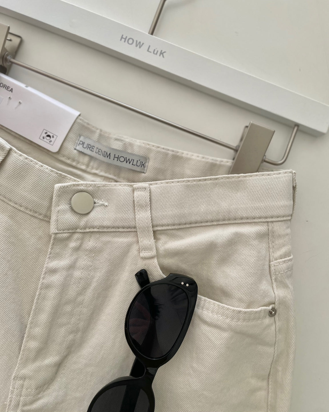 🌿 No.307 Cotton Wide Straight Pants