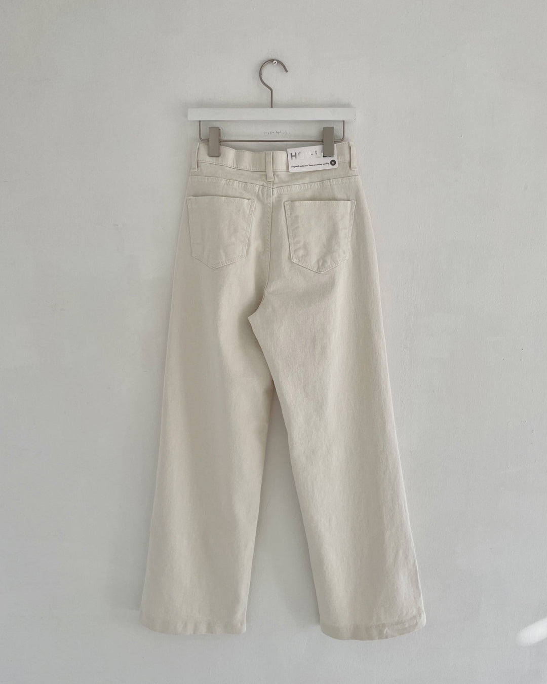 🌿 No.307 Cotton Wide Straight Pants