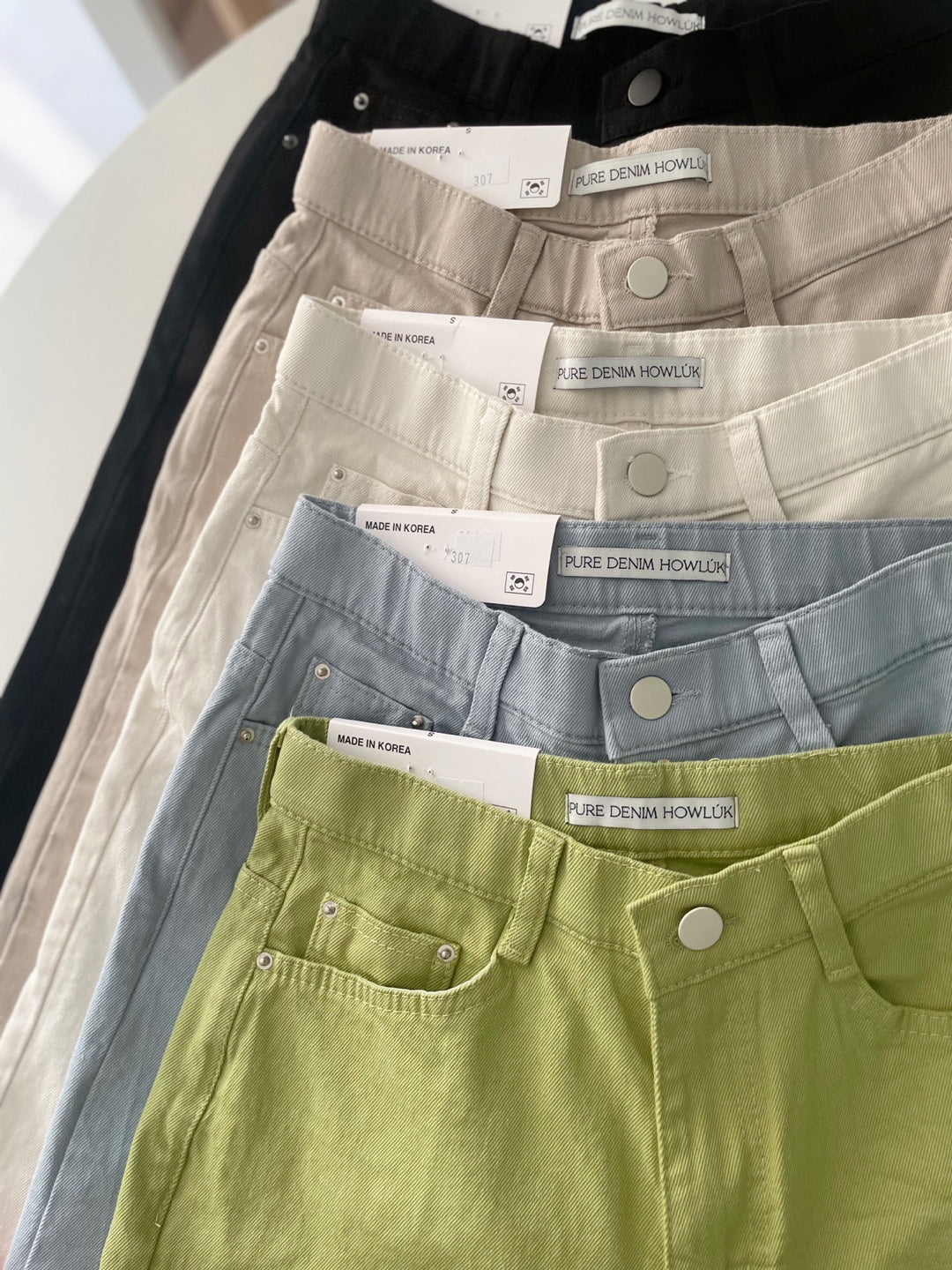 🌿 No.307 Cotton Wide Straight Pants