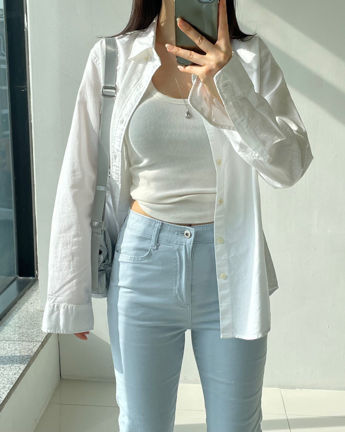 🌿 NO.301 Cotton Straight Pants (Relaxed Straight Fit)