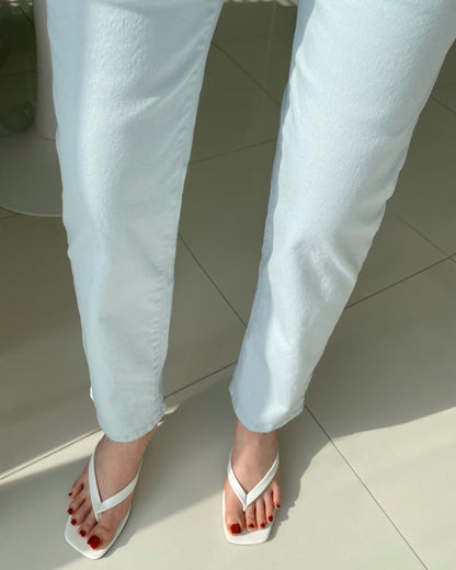 🌿 NO.301 Cotton Straight Pants (Relaxed Straight Fit)