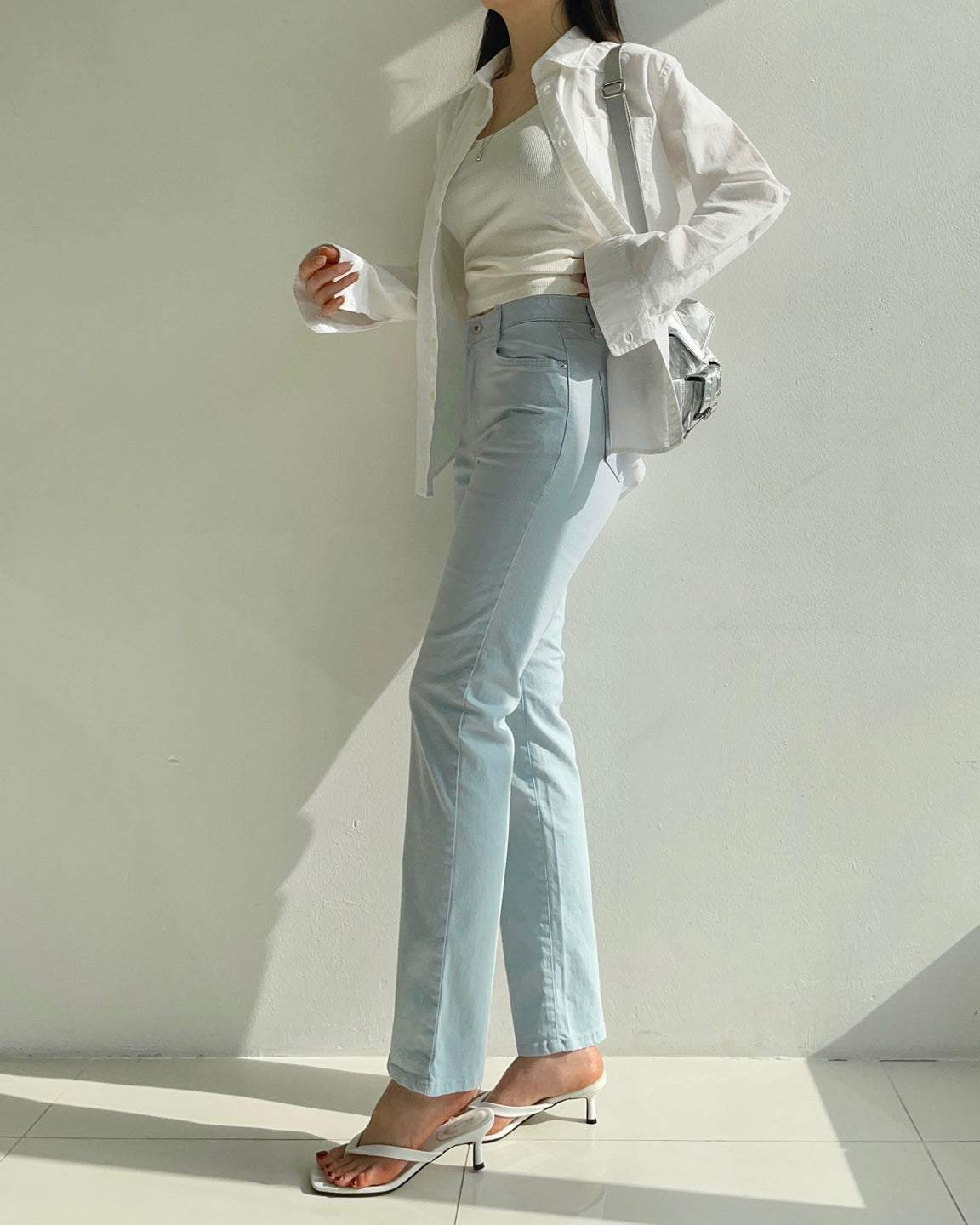 🌿 NO.301 Cotton Straight Pants (Relaxed Straight Fit)