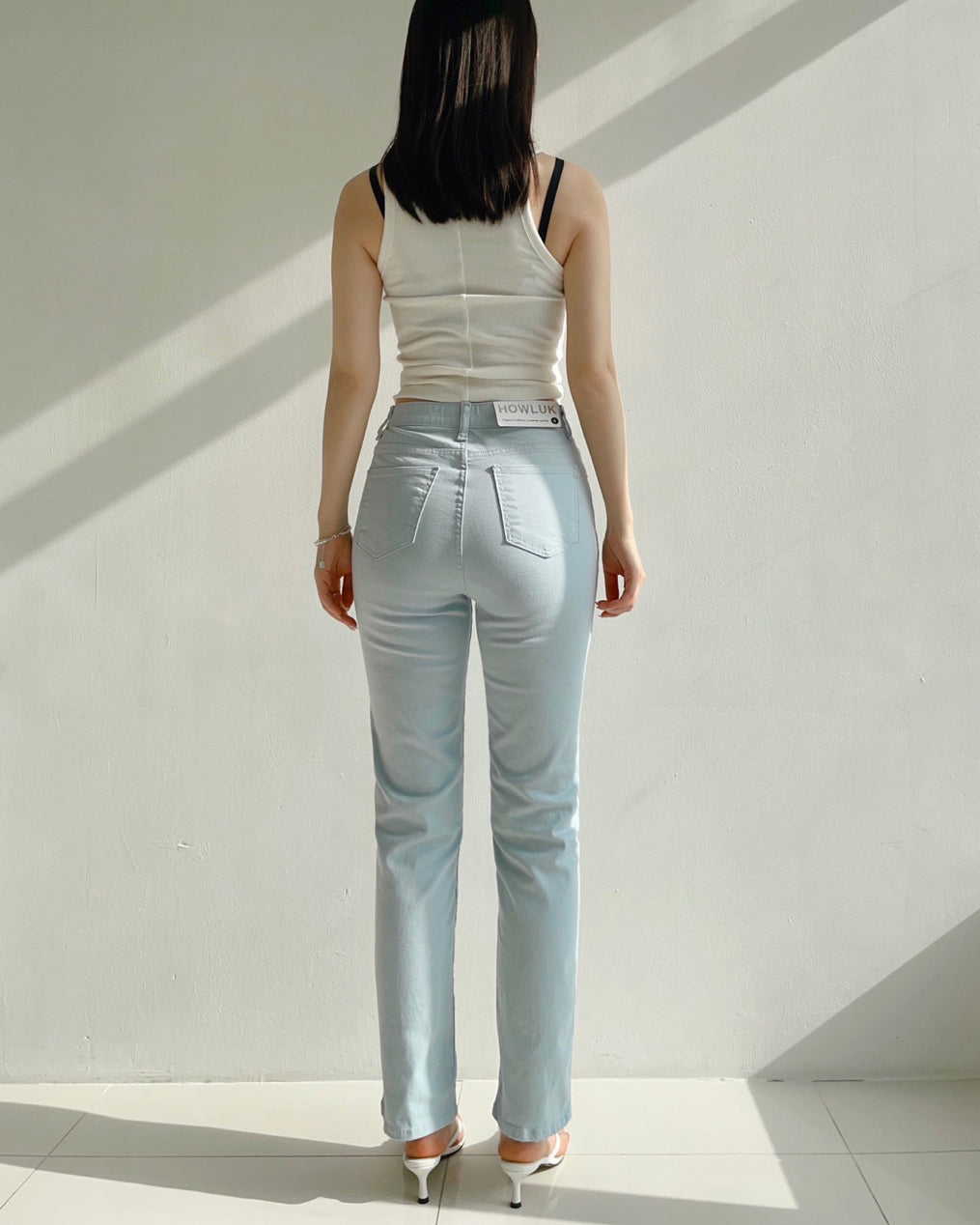 🌿 NO.301 Cotton Straight Pants (Relaxed Straight Fit)