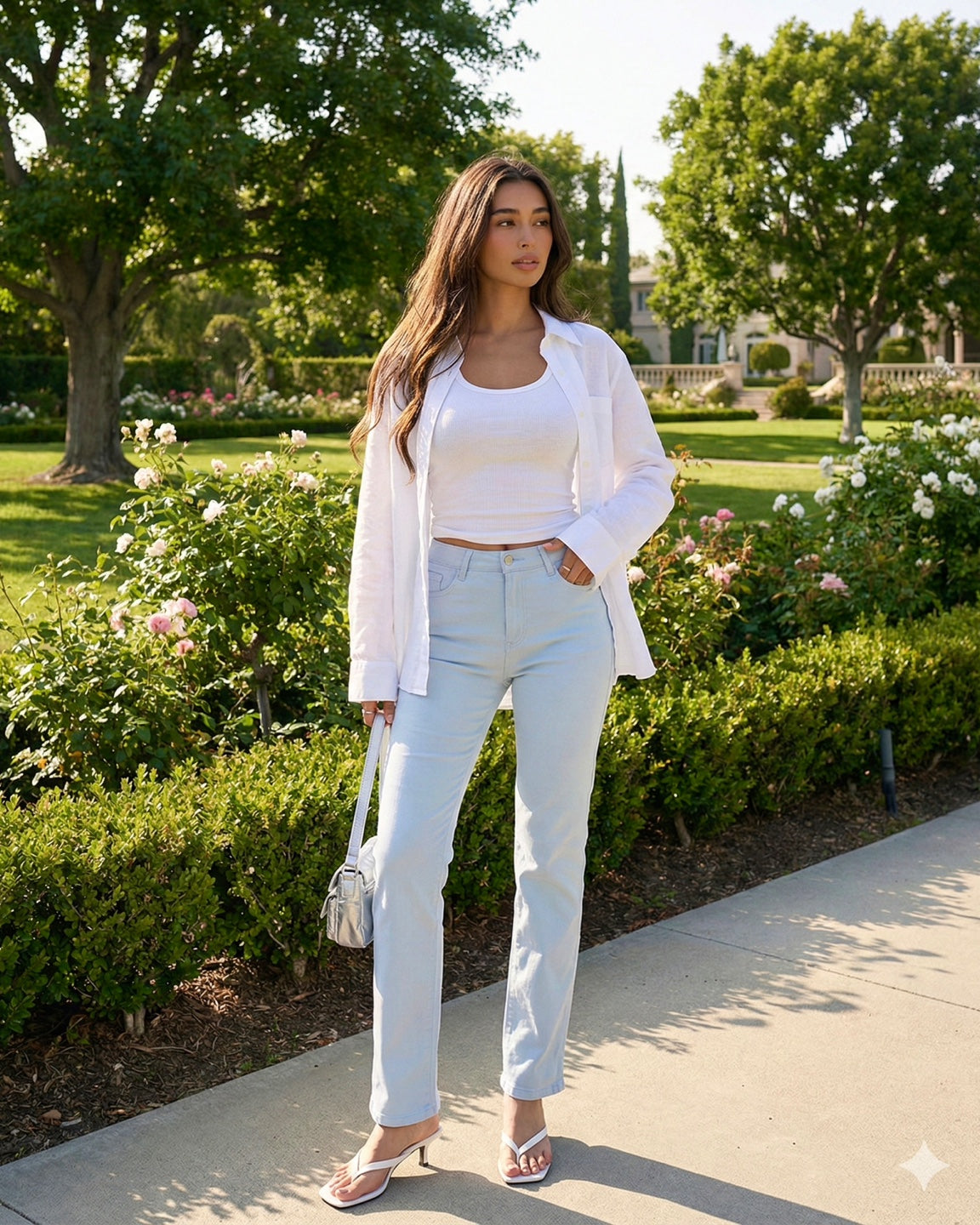 🌿 NO.301 Cotton Straight Pants (Relaxed Straight Fit)