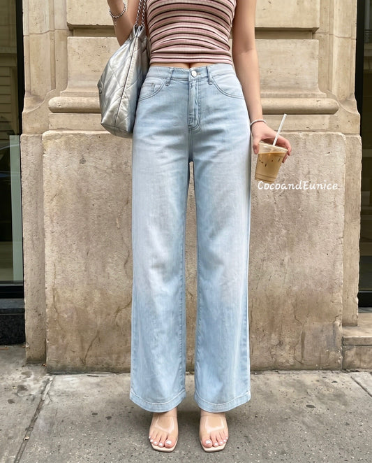 🌿No.3115 Tencel 7/8 Length Wide Pants