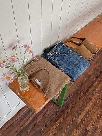 🌿710 Premium Brushed Semi Jean