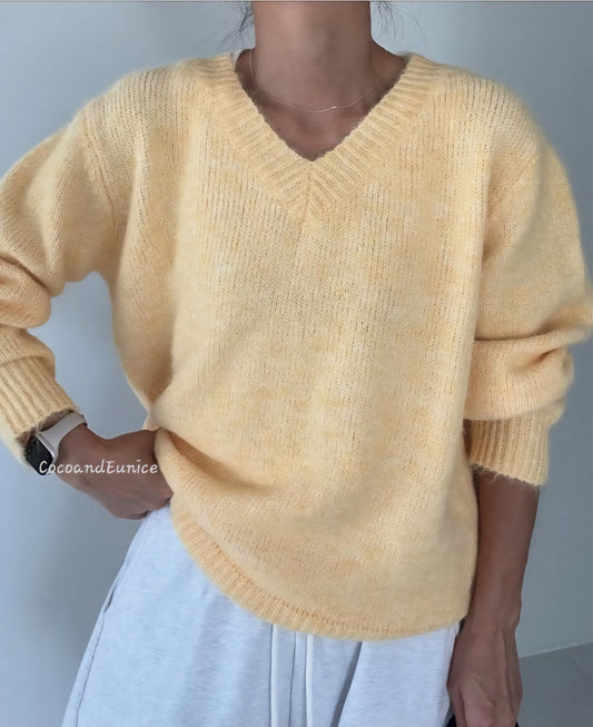 ✨️NEW ARRIVAL✨️ 🌿Beaver V-Neck Knit Sweater