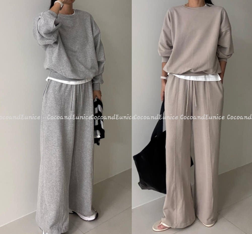 🌿Soft French Terry Milk-Cut Set [Premium Brand Production]