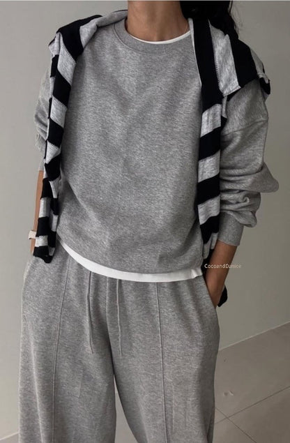 🌿Soft French Terry Milk-Cut Set [Premium Brand Production]