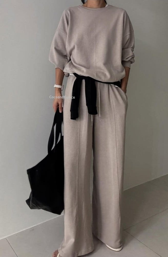 🌿Soft French Terry Milk-Cut Set [Premium Brand Production]