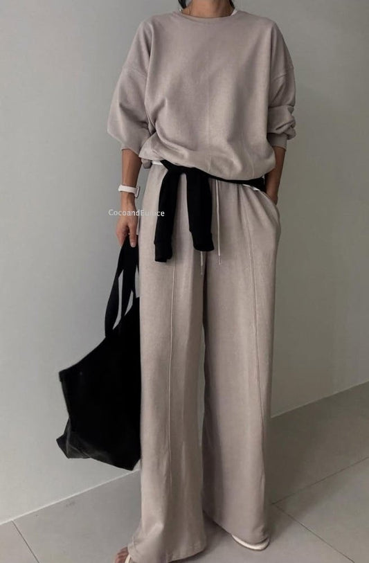 🌿Soft French Terry Milk-Cut Set [Premium Brand Production]