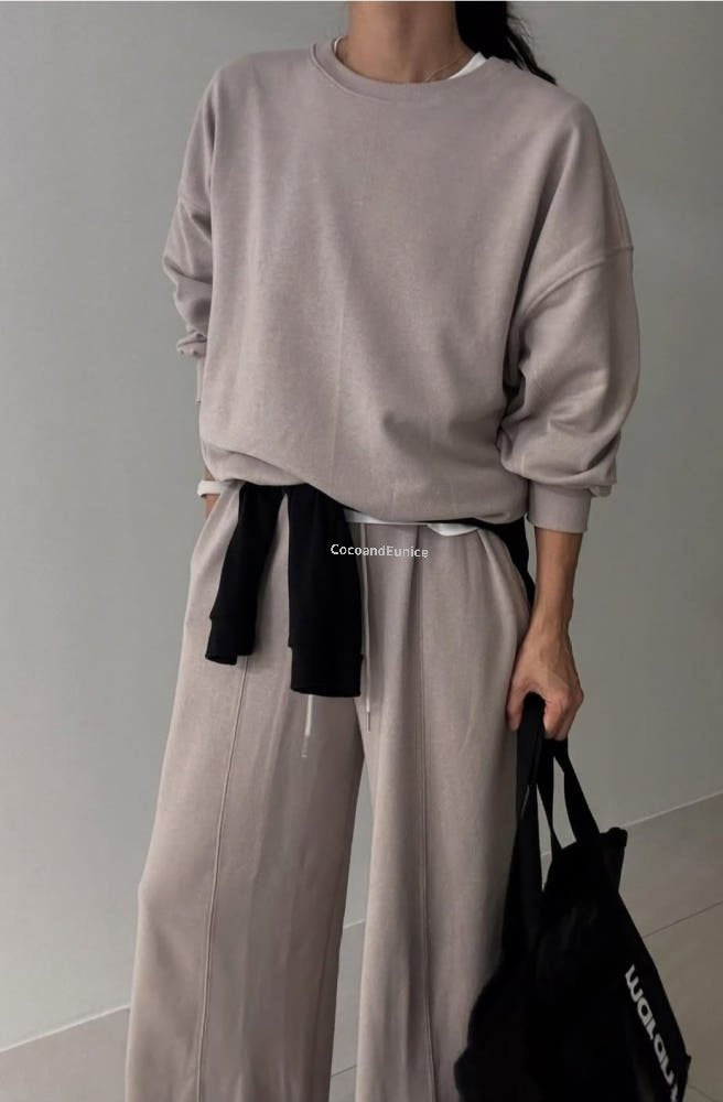 🌿Soft French Terry Milk-Cut Set [Premium Brand Production]