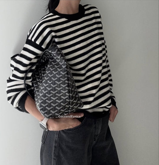 ✨️NEW ARRIVAL✨️ 🌿 Daniel Recycled Yarn Stripe Knit