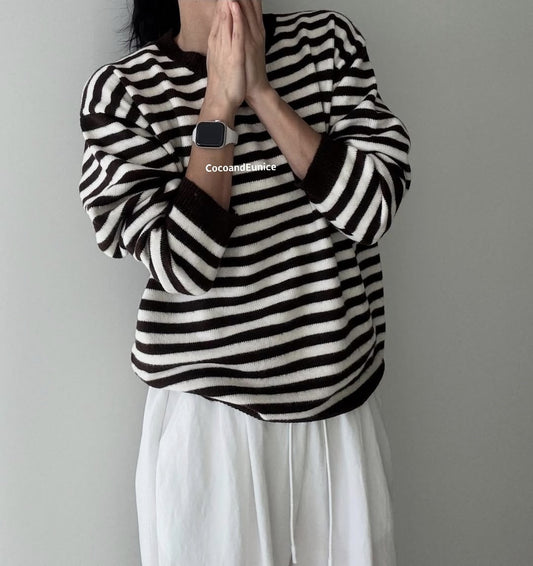 ✨️NEW ARRIVAL✨️ 🌿 Daniel Recycled Yarn Stripe Knit