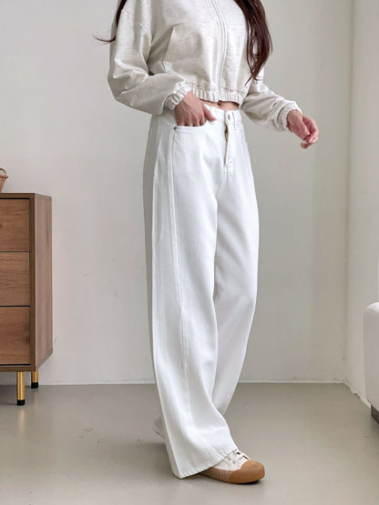 ✨️NEW ARRIVAL✨️🌿PREMIUM No.527 AUTUMN POP RING YARN SECRET BANDING WIDE PANTS