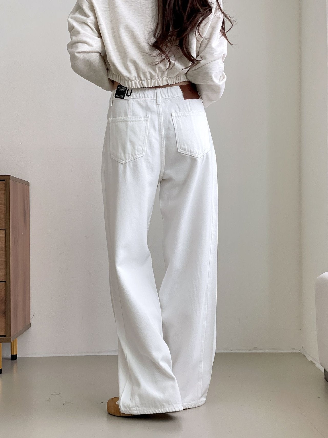 ✨️NEW ARRIVAL✨️🌿PREMIUM No.527 AUTUMN POP RING YARN SECRET BANDING WIDE PANTS