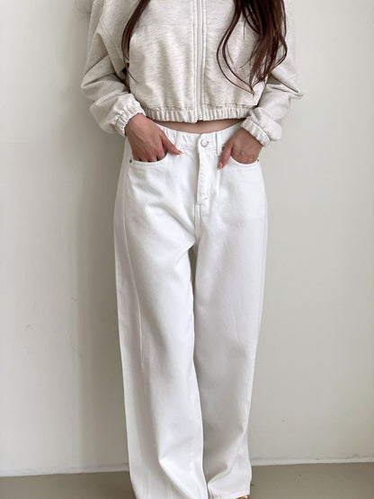 ✨️NEW ARRIVAL✨️🌿PREMIUM No.527 AUTUMN POP RING YARN SECRET BANDING WIDE PANTS