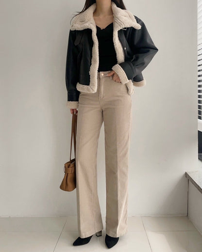 ❄️No.260 Premium 11-Wale Corduroy Stretch Wide Pants(🤫Hidden Banding)