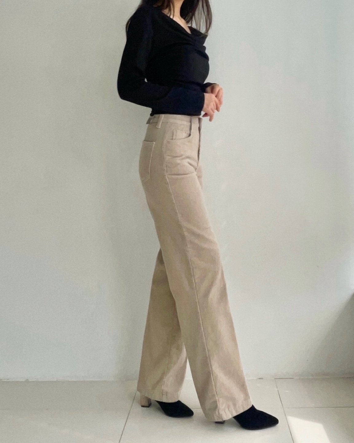 ❄️No.260 Premium 11-Wale Corduroy Stretch Wide Pants(🤫Hidden Banding)