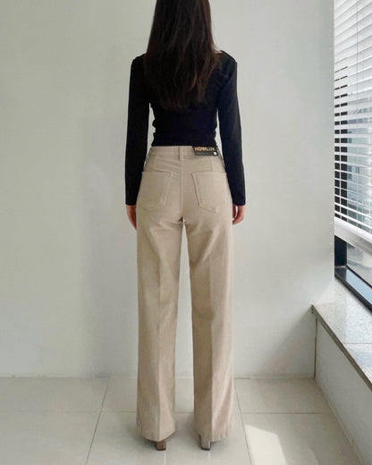 ❄️No.260 Premium 11-Wale Corduroy Stretch Wide Pants(🤫Hidden Banding)