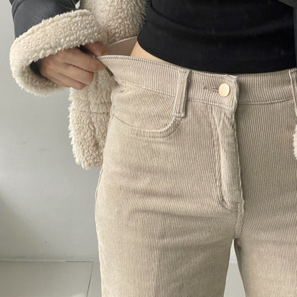 ❄️No.260 Premium 11-Wale Corduroy Stretch Wide Pants(🤫Hidden Banding)