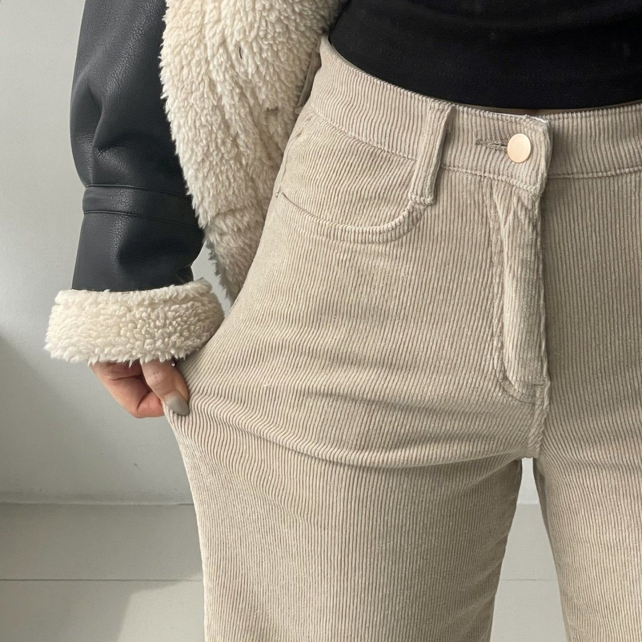 ❄️No.260 Premium 11-Wale Corduroy Stretch Wide Pants(🤫Hidden Banding)