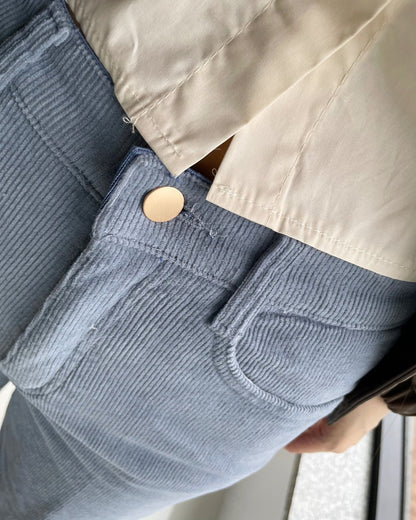 ❄️No.260 Premium 11-Wale Corduroy Stretch Wide Pants(🤫Hidden Banding)