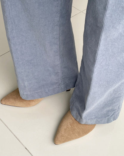 ❄️No.260 Premium 11-Wale Corduroy Stretch Wide Pants(🤫Hidden Banding)