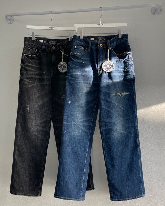 🌿NO. 2578 – Brushed Embossed Slim Straight Pants