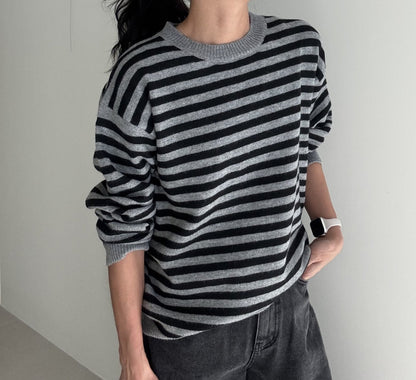 🌿 Daniel Recycled Yarn Stripe Knit