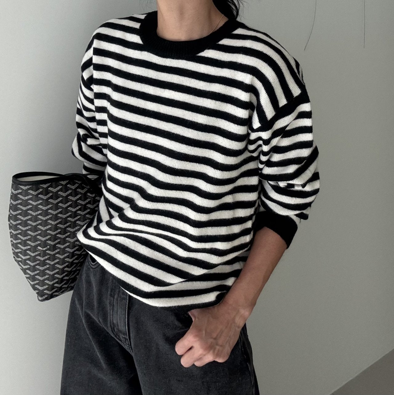 🌿 Daniel Recycled Yarn Stripe Knit