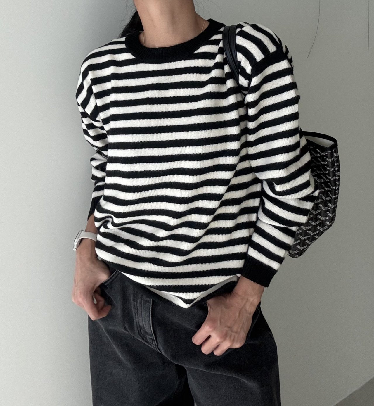 🌿 Daniel Recycled Yarn Stripe Knit