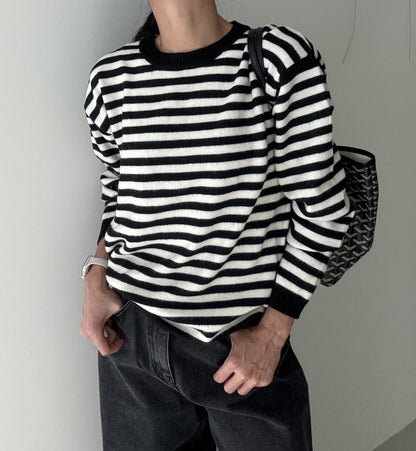 🌿 Daniel Recycled Yarn Stripe Knit