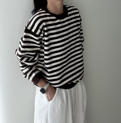 🌿 Daniel Recycled Yarn Stripe Knit