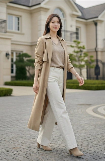 🌿 No.307 Cotton Wide Straight Pants