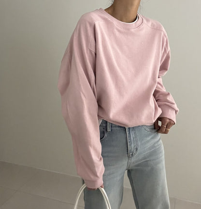 🌿 26SS Panel Line Sweatshirt