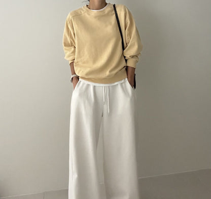 🌿 26SS Panel Line Sweatshirt