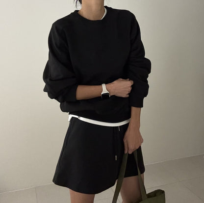 🌿 26SS Panel Line Sweatshirt