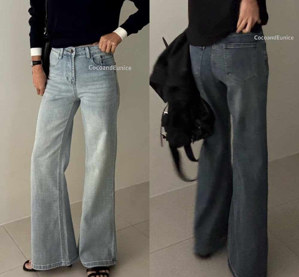 🌿 26SS Semi Bootcut Jeans